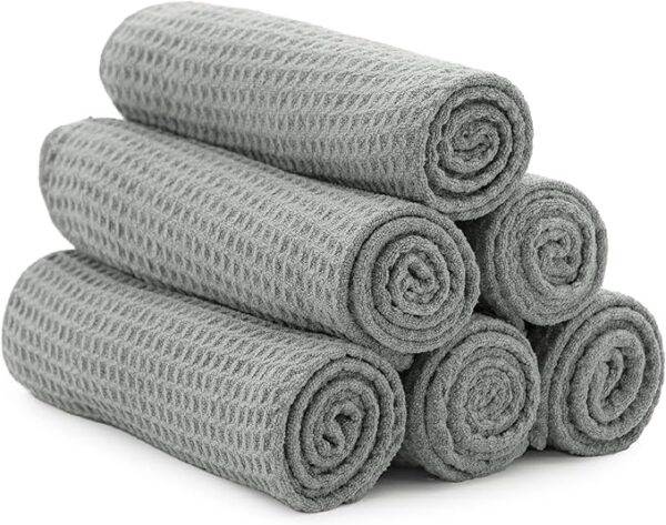 ZenMen Mikrofaser-Fitnesshandtücher, Yoga-Handtuch für Zuhause und die Sporttasche, 40,6 x 68,6 cm, 6er-Pack - Image 3