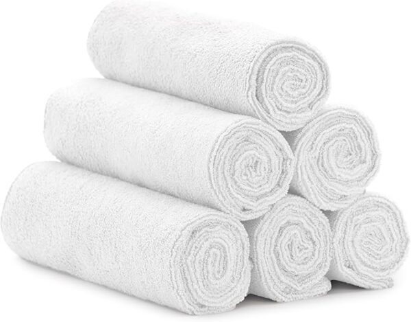ZenMen Mikrofaser-Fitnesshandtücher, Yoga-Handtuch für Zuhause und die Sporttasche, 40,6 x 68,6 cm, 6er-Pack